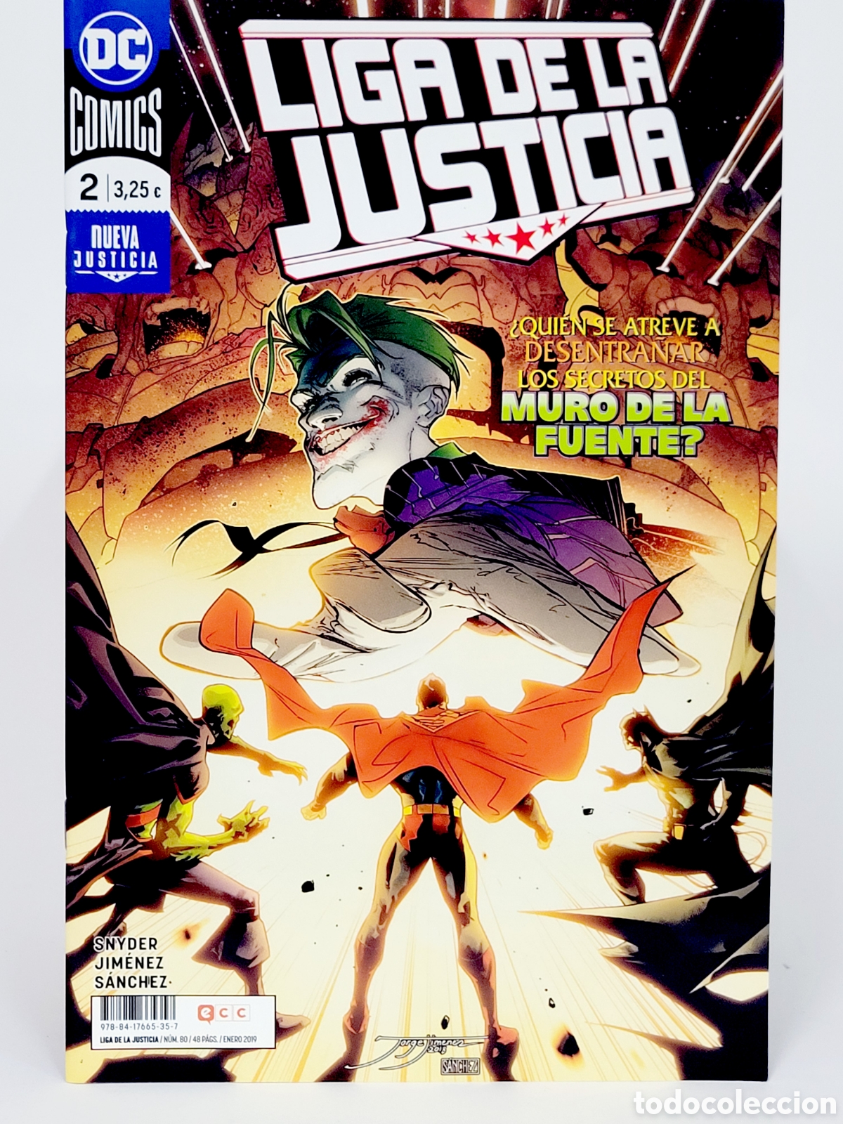 C&oacute;mics: C&Oacute;MIC DE KIOSCO NUEVA LIGA DE LA JUSTICIA 2 DC 80 ECC EDICIONES GRAPA 2019 - Foto 1