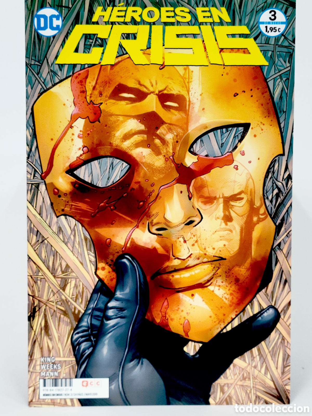 C&oacute;mics: C&Oacute;MIC DE KIOSCO H&Eacute;ROES EN CRISIS 3 DC ECC EDICIONES GRAPA 2019 - Foto 1