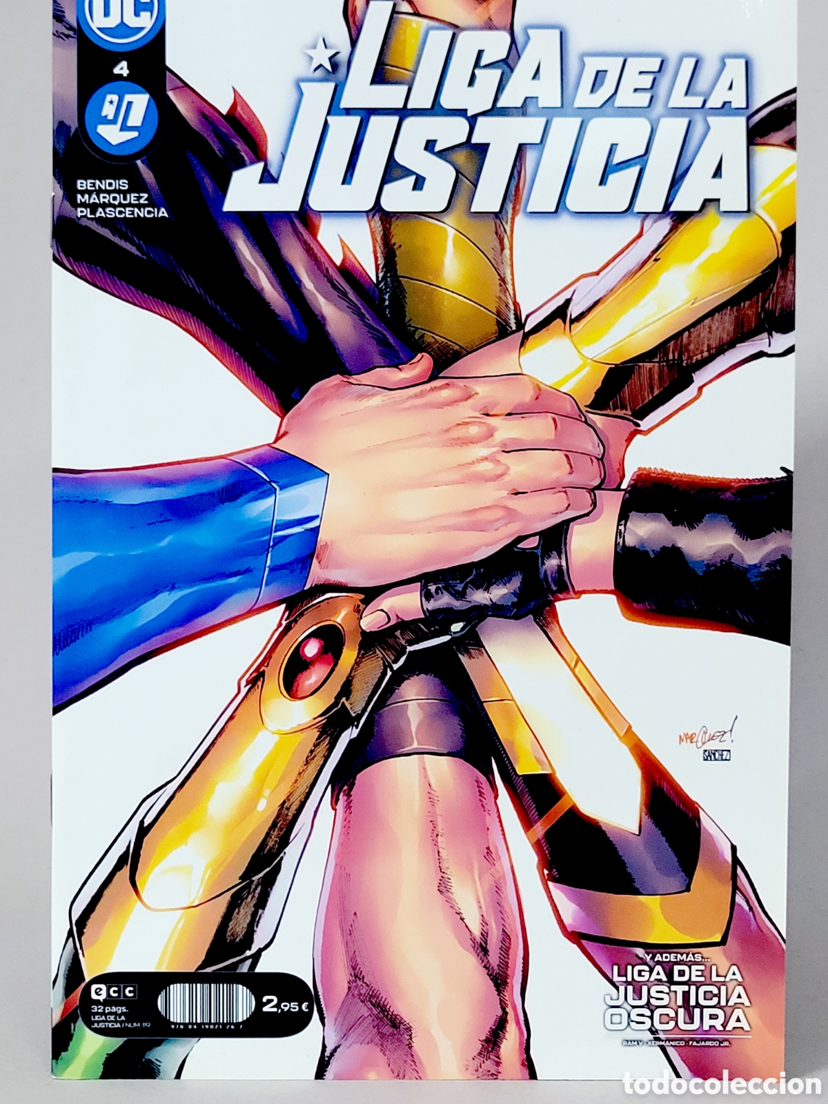 C&oacute;mics: C&Oacute;MIC DE KIOSCO LIGA DE LA JUSTICIA 4 DC 119 ECC EDICIONES GRAPA 2022 - Foto 1