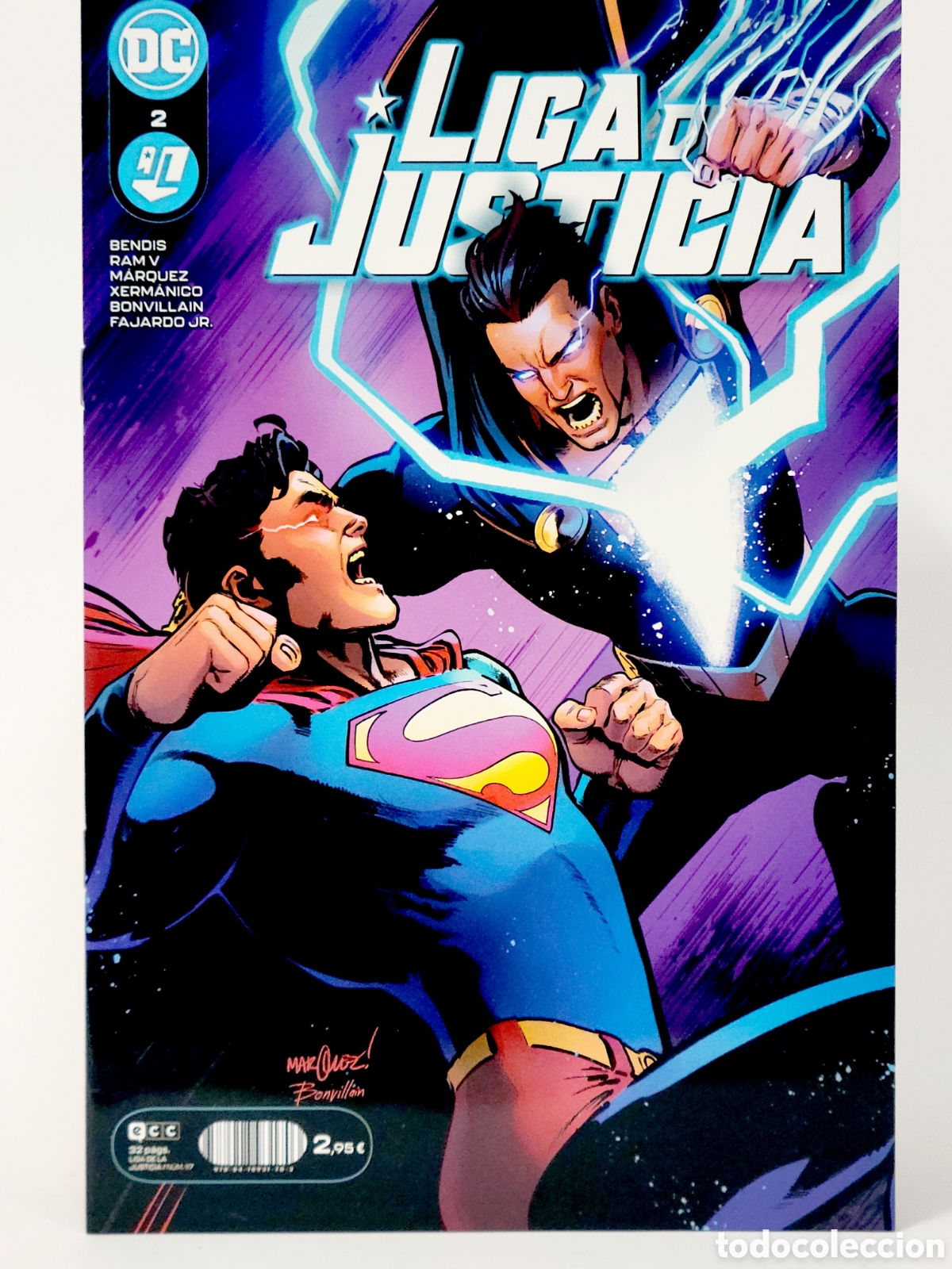 C&oacute;mics: C&Oacute;MIC DE KIOSCO LIGA DE LA JUSTICIA 2 DC 117 ECC EDICIONES GRAPA - Foto 1