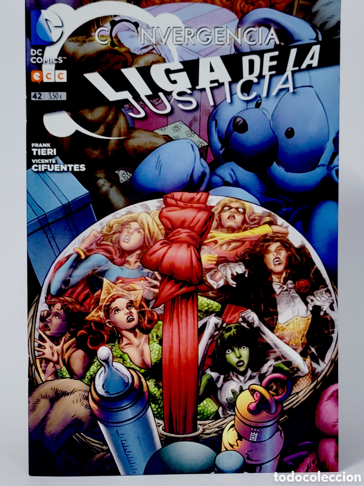 C&oacute;mics: C&Oacute;MIC DE KIOSCO CONVERGENCIA LIGA DE LA JUSTICIA 42 DC ECC EDICIONES GRAPA - Foto 1