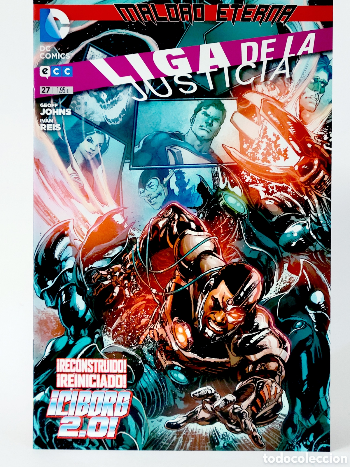 C&oacute;mics: C&Oacute;MIC DE KIOSCO MALDAD ETERNA LIGA DE LA JUSTICIA 27 DC ECC EDICIONES GRAPA - Foto 1
