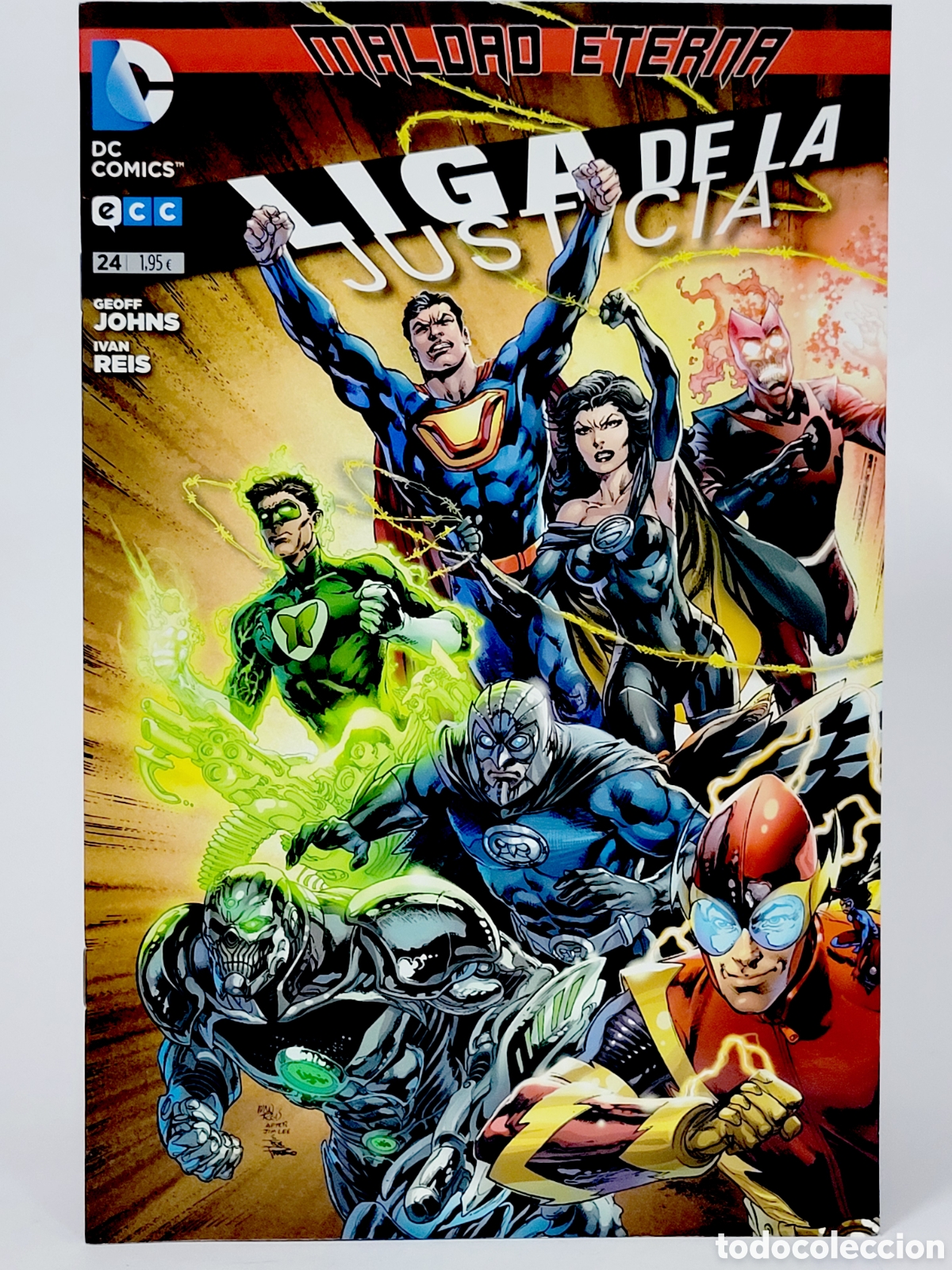 C&oacute;mics: C&Oacute;MIC DE KIOSCO MALDAD ETERNA LIGA DE LA JUSTICIA 24 DC ECC EDICIONES GRAPA - Foto 1
