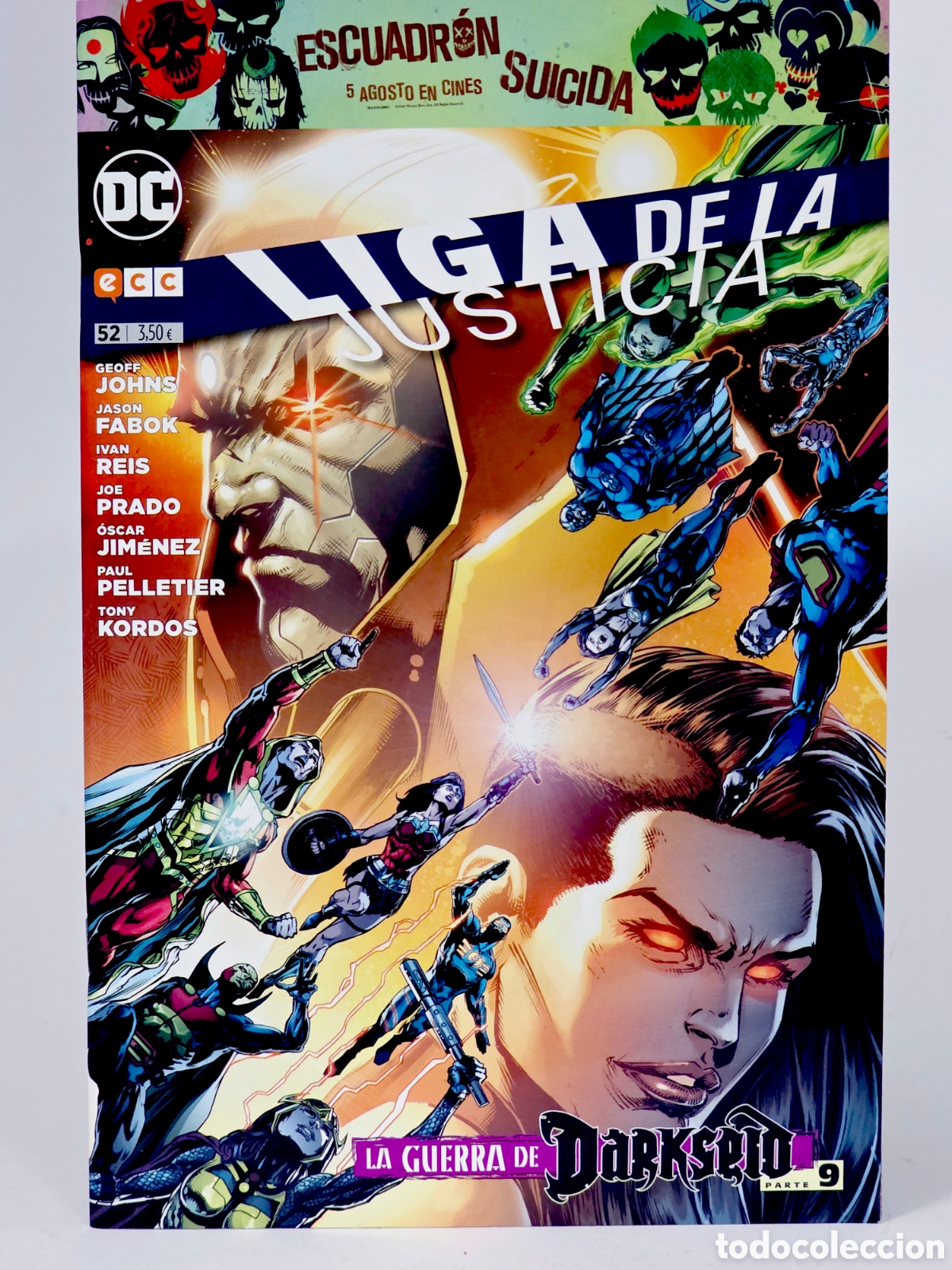 C&oacute;mics: C&Oacute;MIC DE KIOSCO LIGA DE LA JUSTICIA 52 LA GUERRA DE DARSEID DC ECC EDICIONES GRAPA - Foto 1