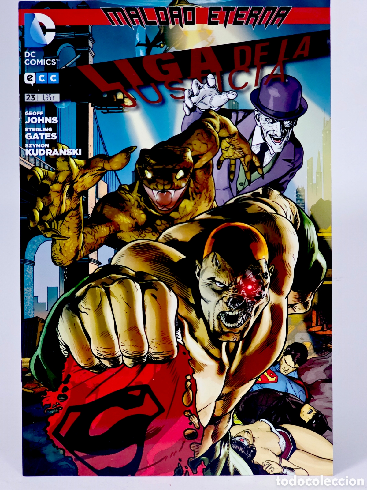 C&oacute;mics: C&Oacute;MIC DE KIOSCO LIGA DE LA JUSTICIA 23 MALDAD ETERNA DC ECC EDICIONES GRAPA - Foto 1