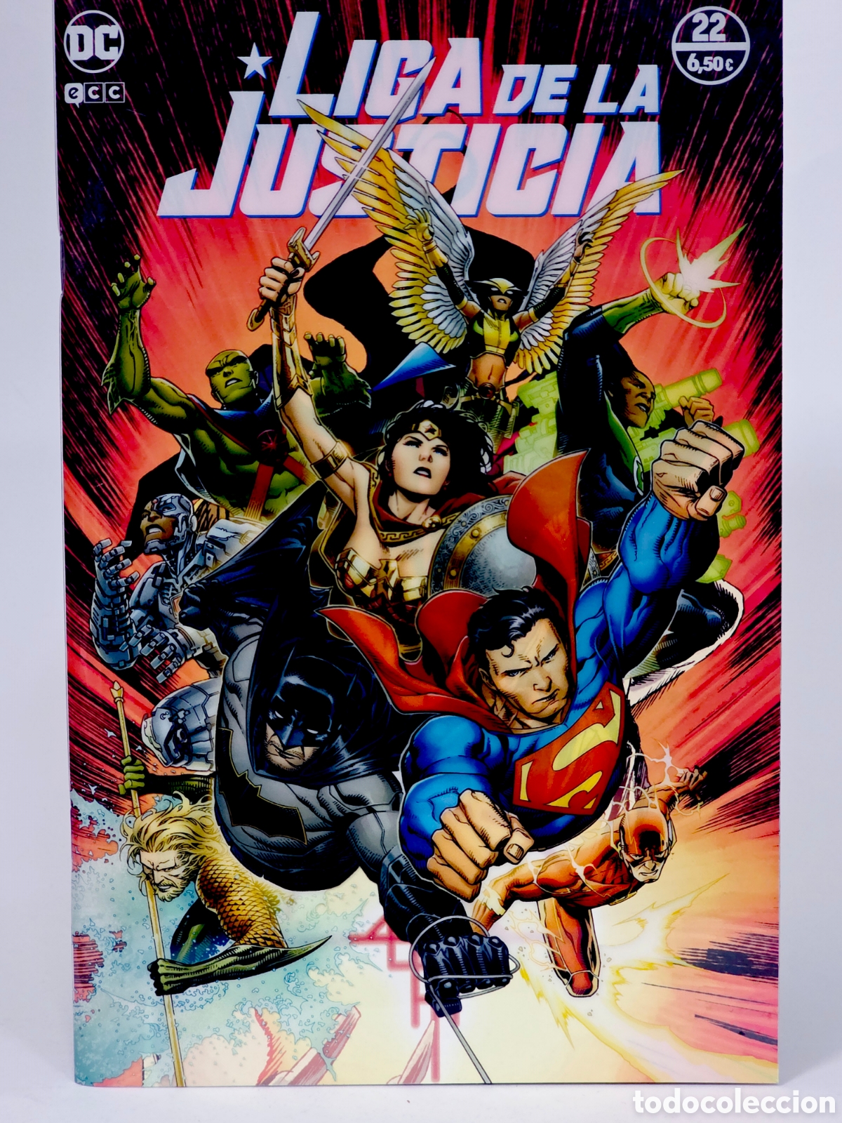 C&oacute;mics: C&Oacute;MIC DE KIOSCO LIGA DE LA JUSTICIA 22 DC ECC EDICIONES GRAPA - Foto 1