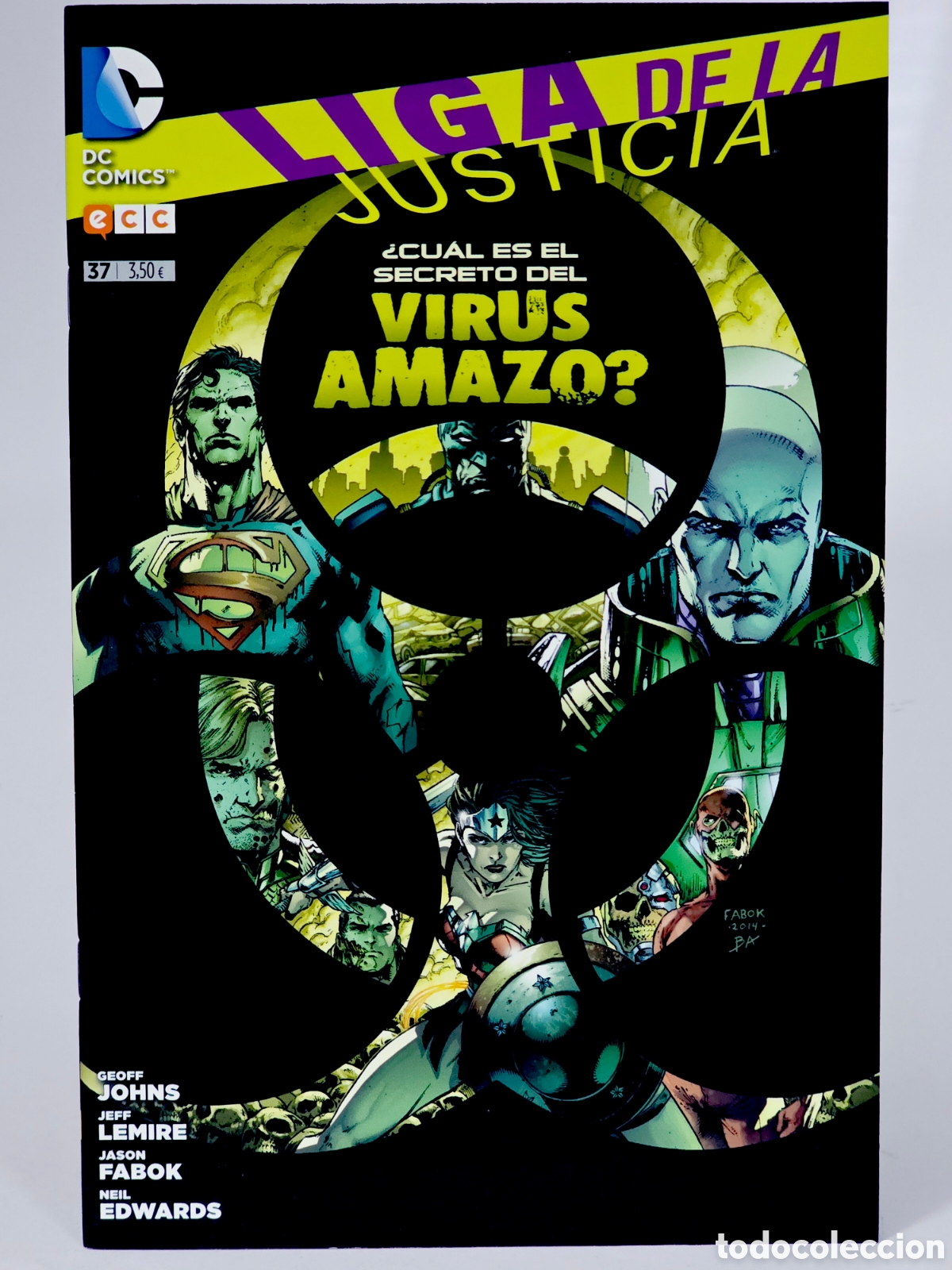 C&oacute;mics: C&Oacute;MIC DE KIOSCO LIGA DE LA JUSTICIA 37 DC ECC EDICIONES GRAPA - Foto 1