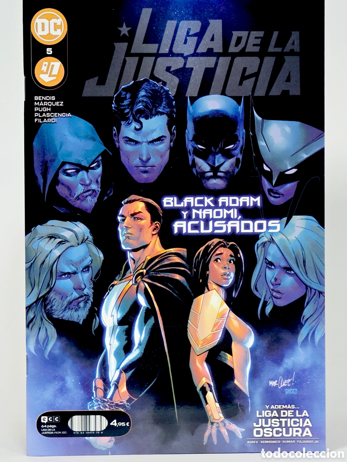 C&oacute;mics: C&Oacute;MIC DE KIOSCO LIGA DE LA JUSTICIA 5 DC 120 ECC EDICIONES 2022 GRAPA - Foto 1