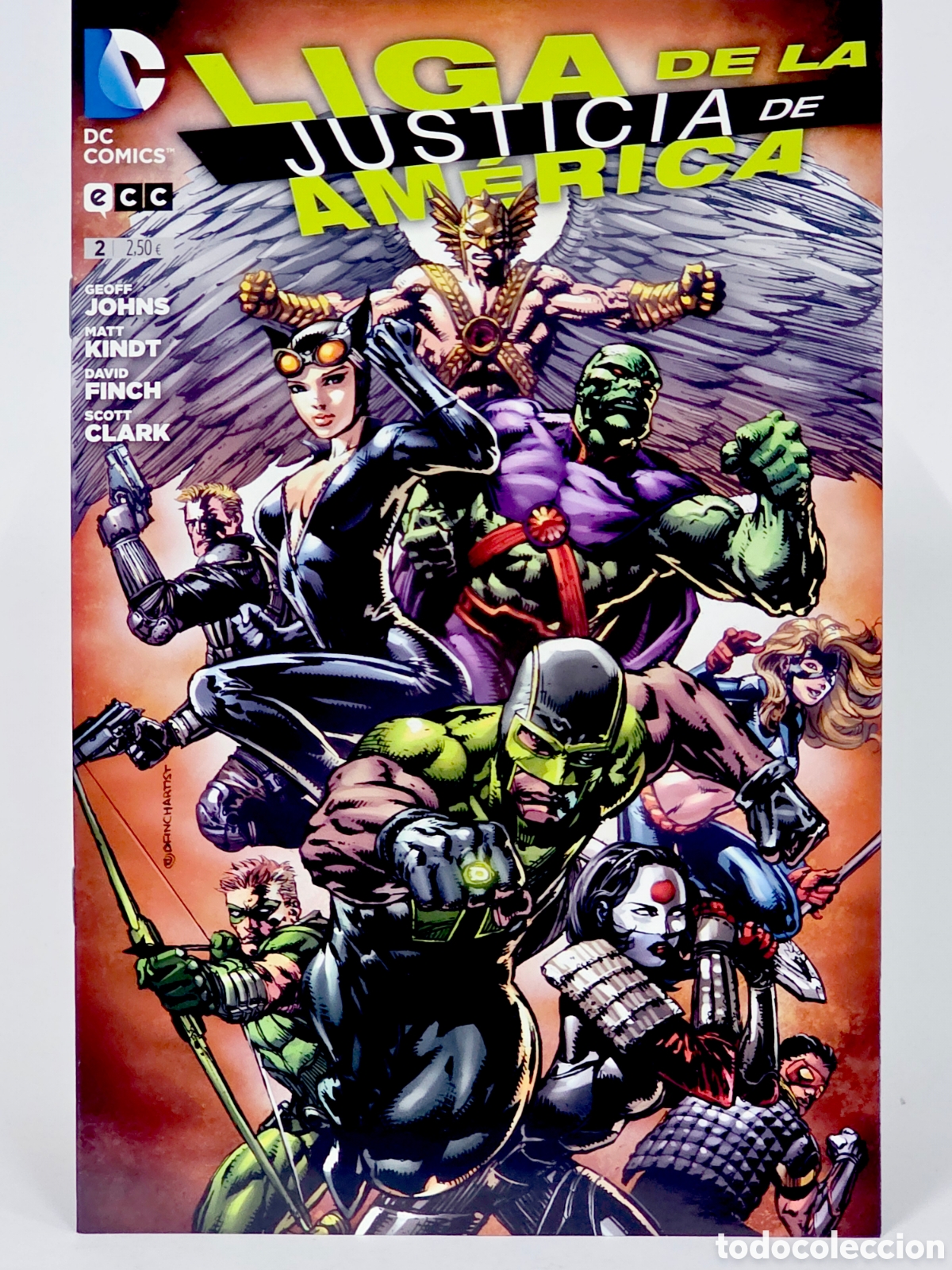 C&oacute;mics: C&Oacute;MIC DE KIOSCO LIGA DE LA JUSTICIA DE AMERICA 2 DC ECC EDICIONES GRAPA - Foto 1