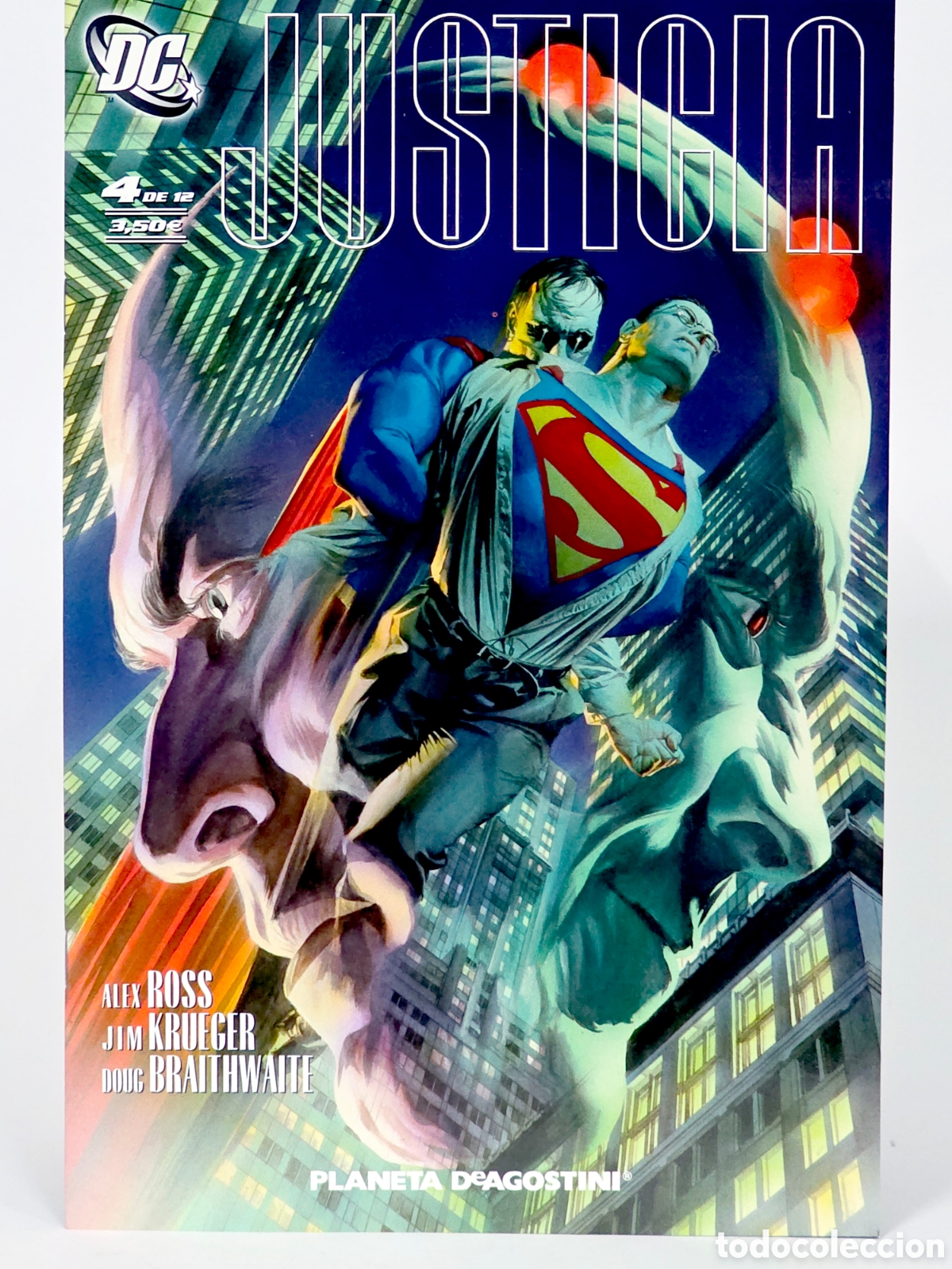 C&oacute;mics: C&Oacute;MIC DE KIOSCO JUSTICIA 4 DC PLANETA DEAGOSTINI GRAPA - Foto 1