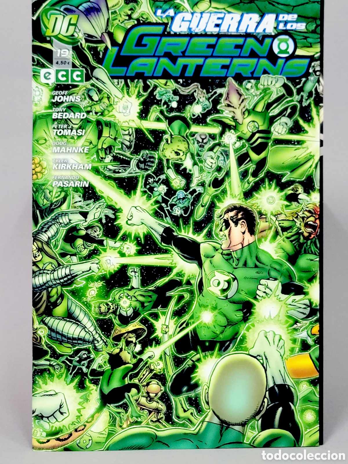 C&oacute;mics: C&Oacute;MIC DE KIOSCO LA GUERRA DE LOS GREEN LANTERN 19 DC ECC EDICIONES GRAPA - Foto 1