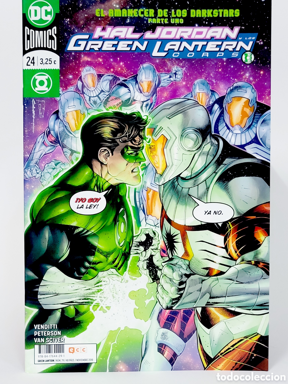 C&oacute;mics: C&Oacute;MIC DE KIOSCO HAL JORDAN GREEN LANTERN CORPS 24 DC 79 ECC UNIVERSO GRAPA - Foto 1
