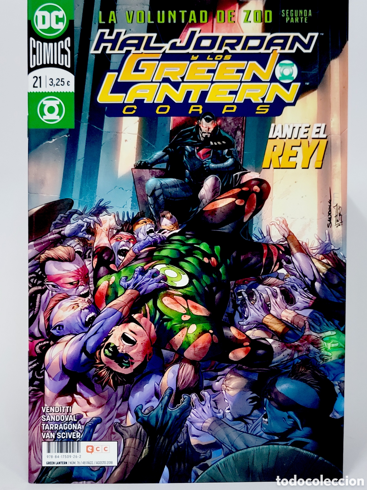 C&oacute;mics: C&Oacute;MIC DE KIOSCO HAL JORDAN GREEN LANTERN CORPS 21 DC 76 ECC UNIVERSO GRAPA - Foto 1