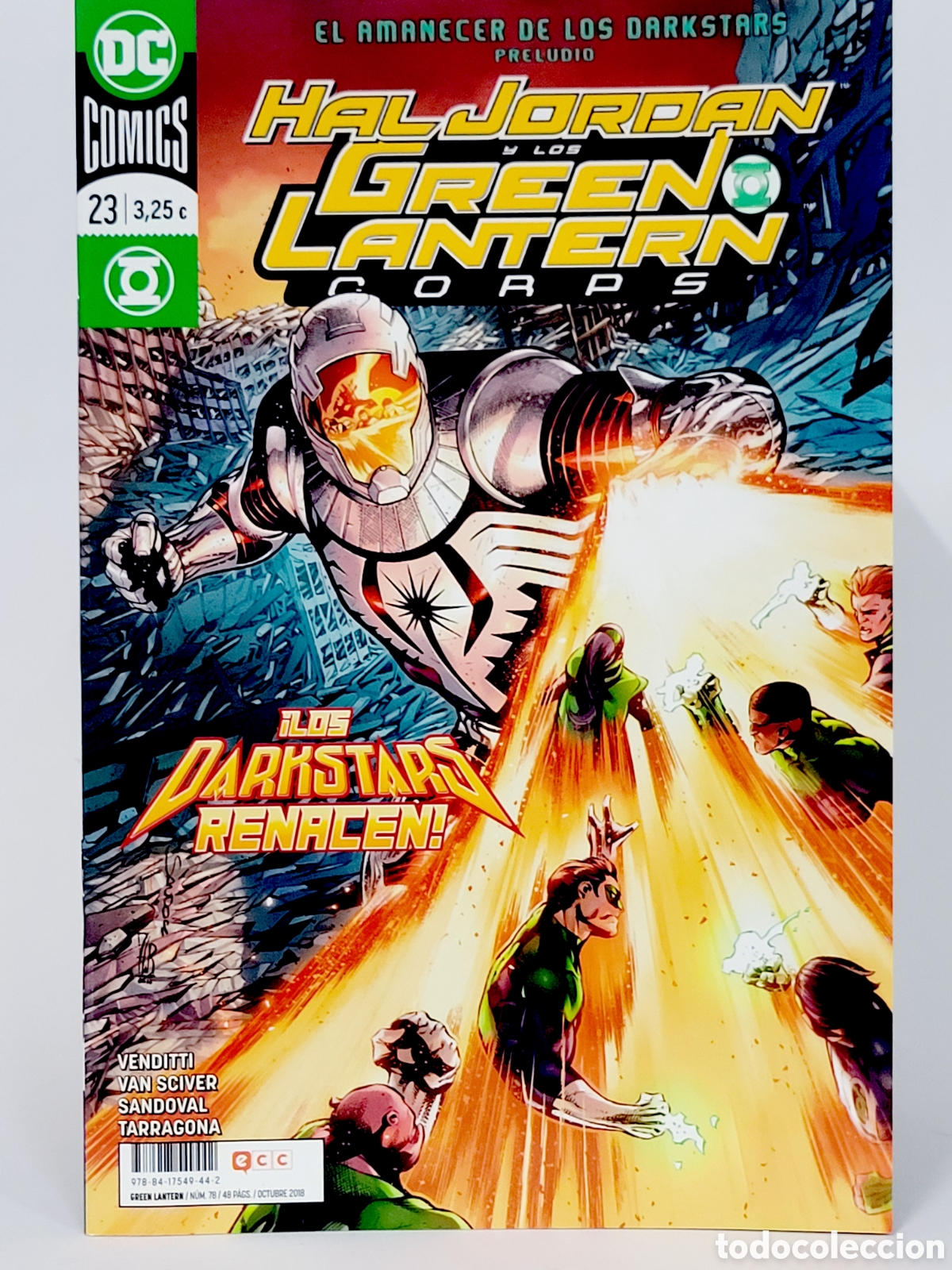 C&oacute;mics: C&Oacute;MIC DE KIOSCO HAL JORDAN GREEN LANTERN CORPS 23 DC 78 ECC UNIVERSO GRAPA - Foto 1
