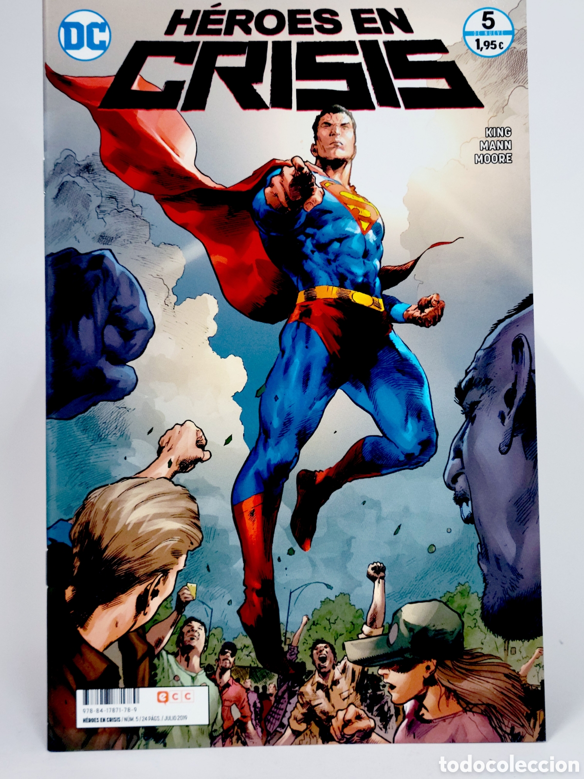 C&oacute;mics: C&Oacute;MIC DE KIOSCO H&Eacute;ROES EN CRISIS 5 DC ECC GRAPA - Foto 1