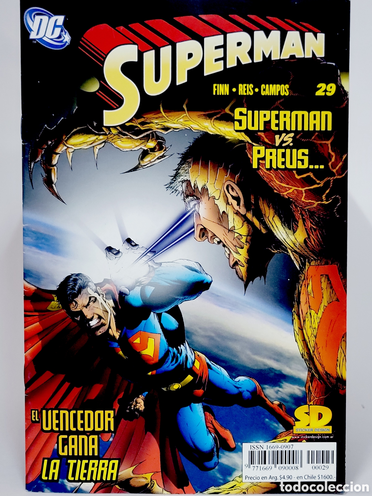 C&oacute;mics: C&Oacute;MIC DE KIOSCO SUPERMAN 29 EL VENCEDOR GANA LA TIERRA DC SD GRAPA - Foto 1