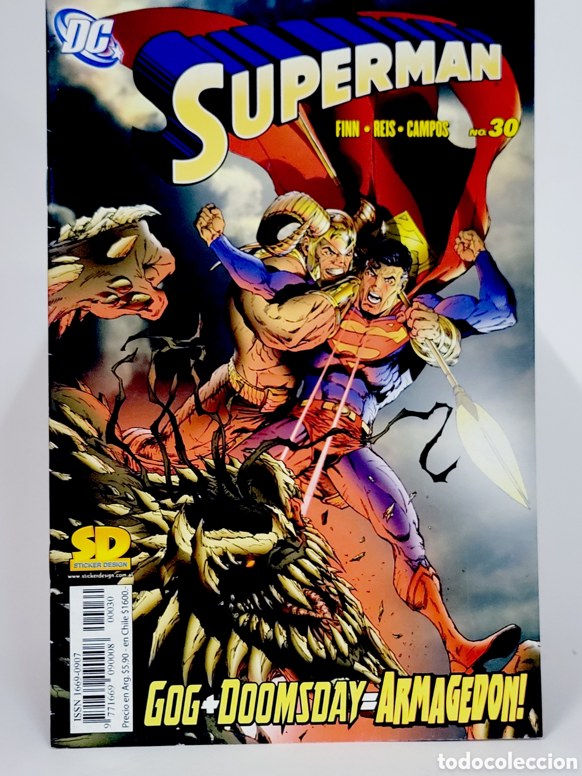 C&oacute;mics: C&Oacute;MIC DE KIOSCO SUPERMAN 30 GOG DOOMSDAY ARMAGED&Oacute;N DC SD GRAPA - Foto 1