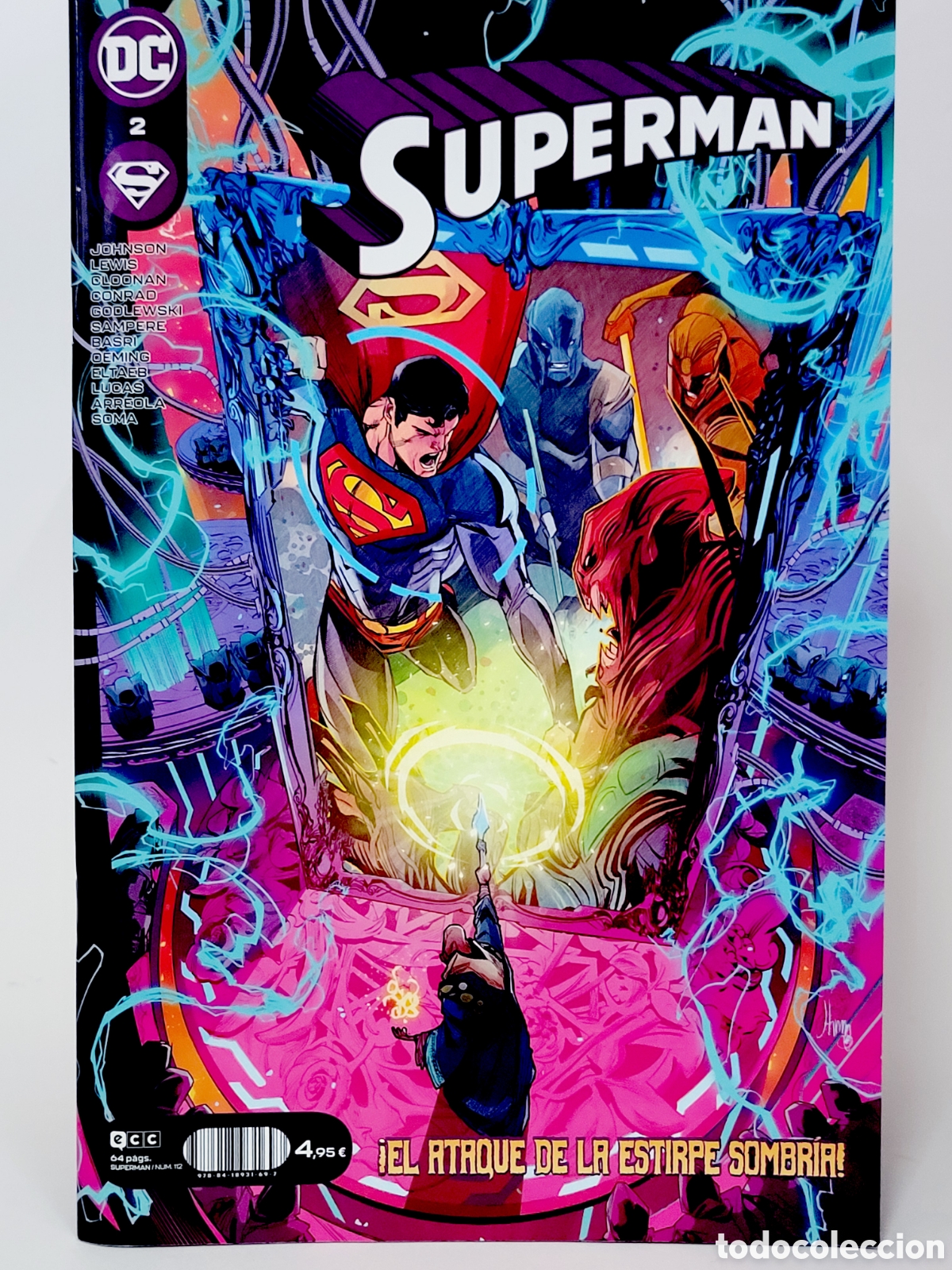 C&oacute;mics: C&Oacute;MIC DE KIOSCO SUPERMAN 2 EL ATAQUE ESTIRPE SOMBRIA DC 112 ECC GRAPA - Foto 1