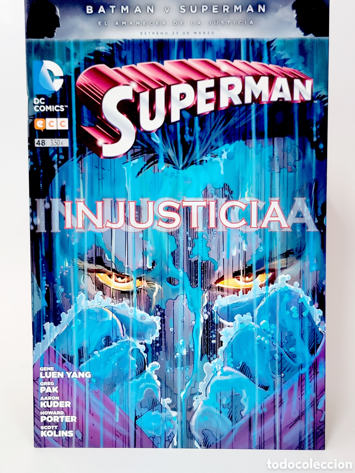 C&oacute;mics: C&Oacute;MIC DE KIOSCO SUPERMAN 48 BATMAN EL AMANECER DE LA JUSTICIA DC ECC GRAPA - Foto 1