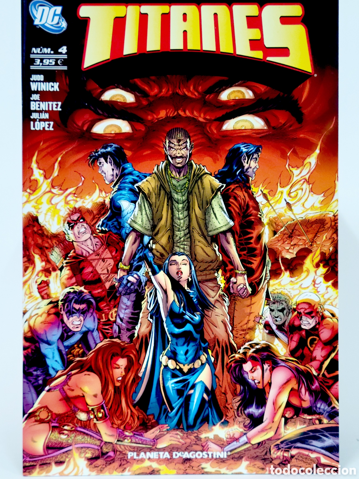 C&oacute;mics: C&Oacute;MIC DE KIOSCO TITANES 4 DC PLANETA DEAGOSTINI GRAPA - Foto 1