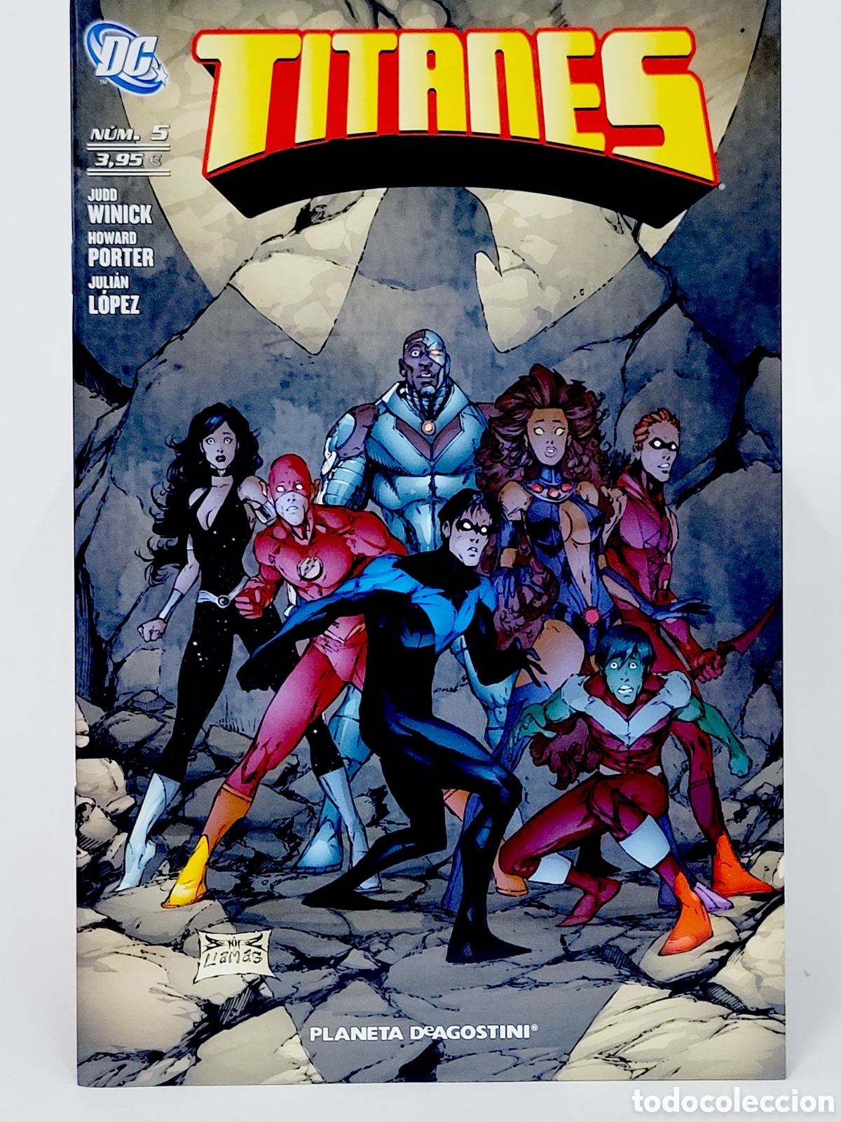 C&oacute;mics: C&Oacute;MIC DE KIOSCO TITANES 5 DC PLANETA DEAGOSTINI GRAPA - Foto 1