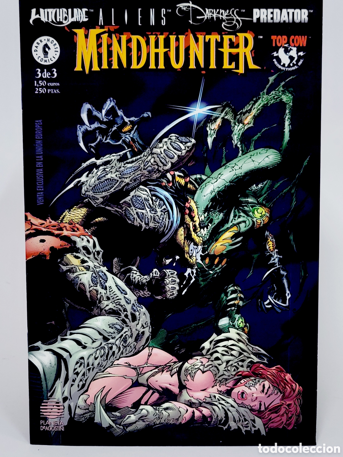 C&oacute;mics: C&Oacute;MIC DE KIOSCO MINDHUNTER 3 WITCHBLADE ALIENS DARKNESS PLANETA DEAGOSTINI GRAPA - Foto 1