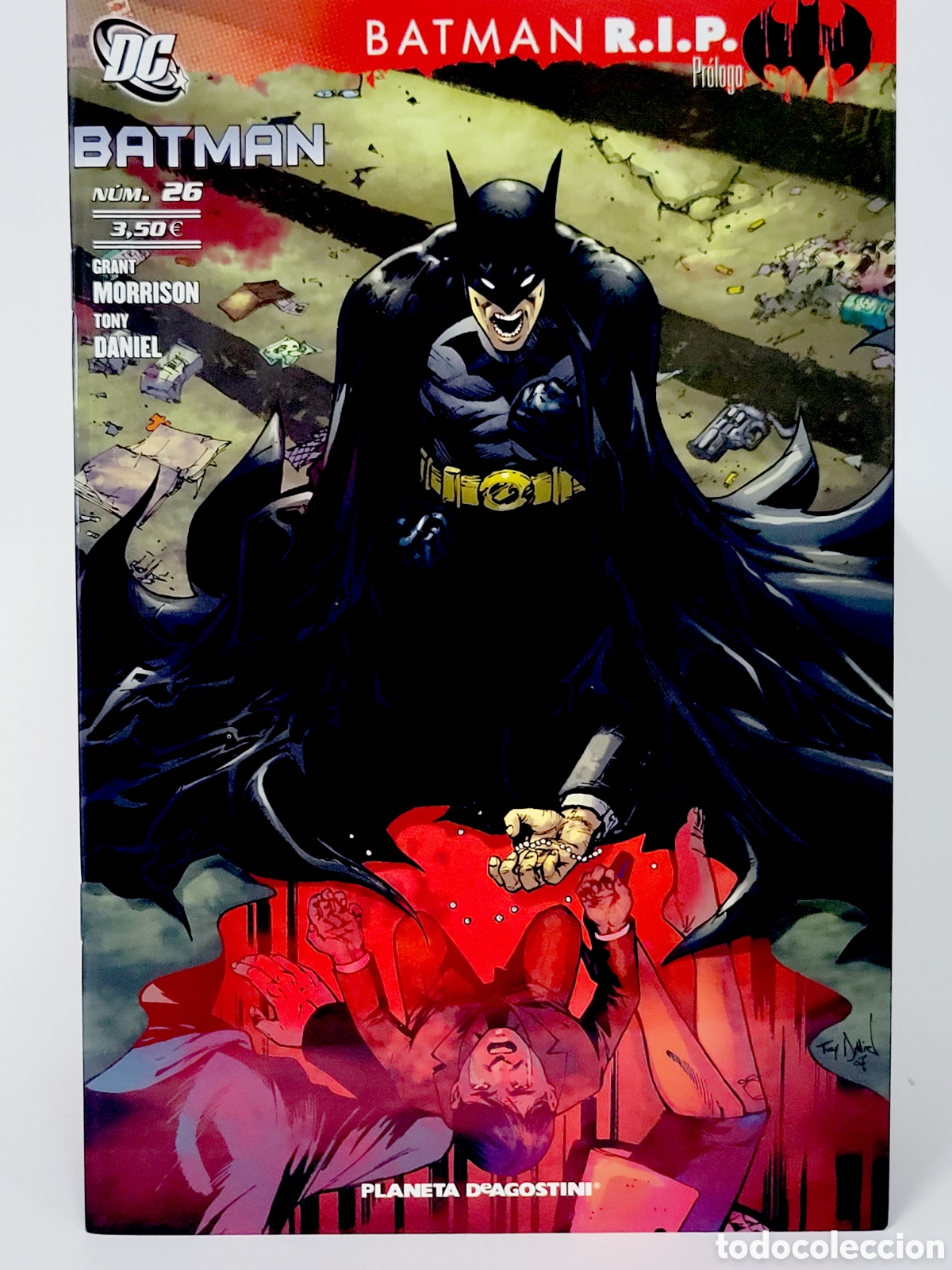 C&oacute;mics: C&Oacute;MIC DE KIOSCO BATMAN 26 RIP PR&Oacute;LOGO DC PLANETA DEAGOSTINI EDICIONES GRAPA - Foto 1