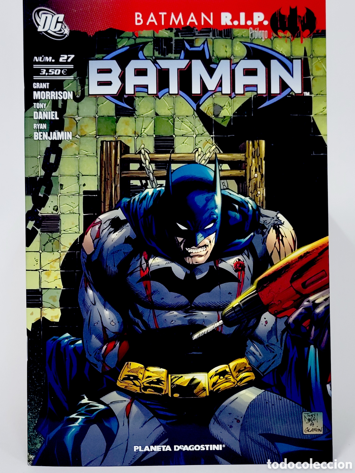 C&oacute;mics: C&Oacute;MIC DE KIOSCO BATMAN 27 RIP PR&Oacute;LOGO DC PLANETA DEAGOSTINI EDICIONES GRAPA - Foto 1