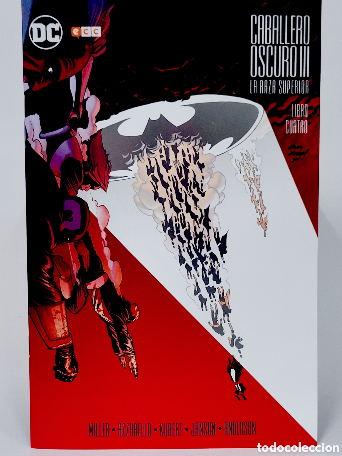 C&oacute;mics: C&Oacute;MIC DE KIOSCO CABALLERO OSCURO III RAZA SUPERIOR 4 LIBRO CUATRO DC ECC GRAPA - Foto 1