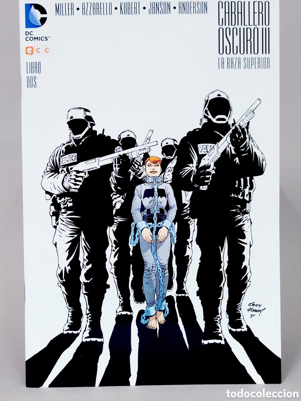C&oacute;mics: C&Oacute;MIC DE KIOSCO CABALLERO OSCURO III RAZA SUPERIOR 2 LIBRO DOS DC ECC GRAPA - Foto 1