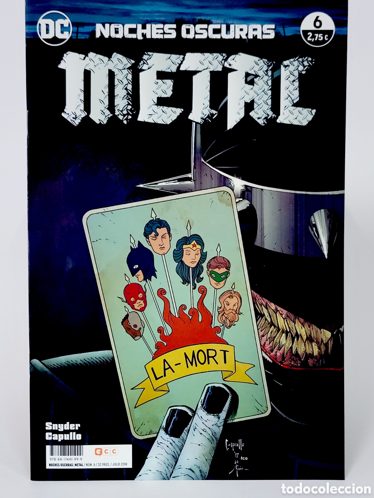 C&oacute;mics: C&Oacute;MIC DE KIOSCO NOCHES OSCURAS METAL 6 DC ECC GRAPA - Foto 1