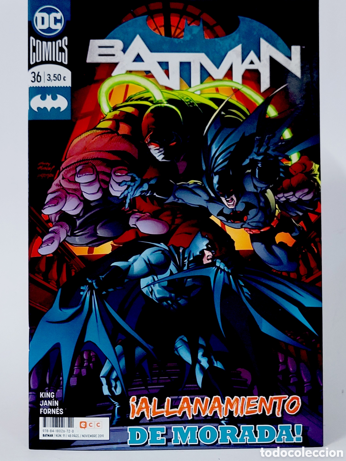 C&oacute;mics: C&Oacute;MIC DE KIOSCO BATMAN 36 ALLANAMIENTO MORADA DC 91 ECC GRAPA - Foto 1