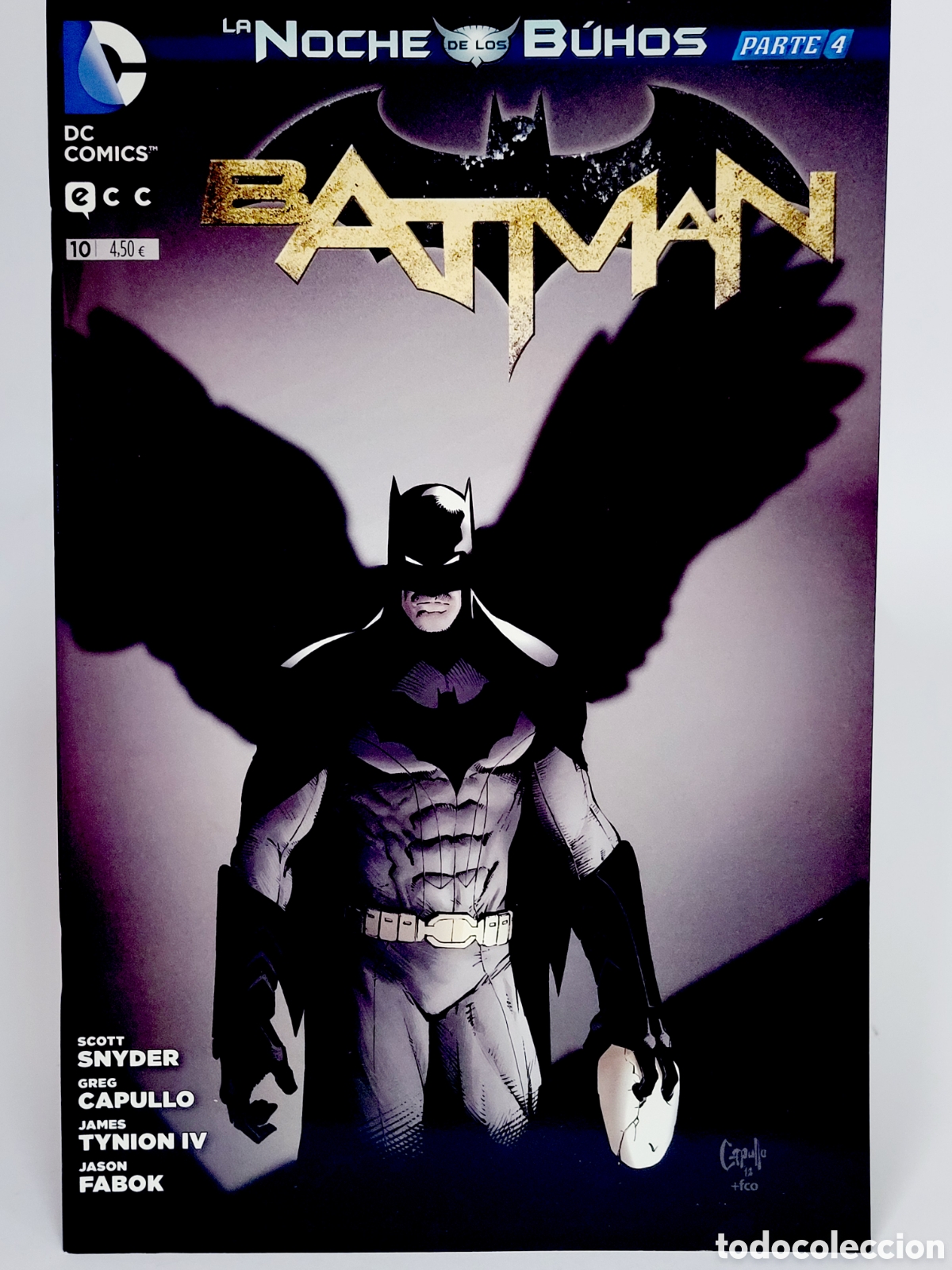 C&oacute;mics: C&Oacute;MIC DE KIOSCO BATMAN 10 LA NOCHE DE LOS B&Uacute;HOS DC ECC GRAPA - Foto 1