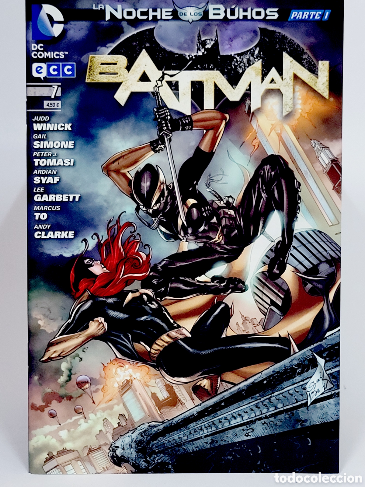 C&oacute;mics: C&Oacute;MIC DE KIOSCO BATMAN 7 LA NOCHE DE LOS B&Uacute;HOS DC ECC GRAPA - Foto 1