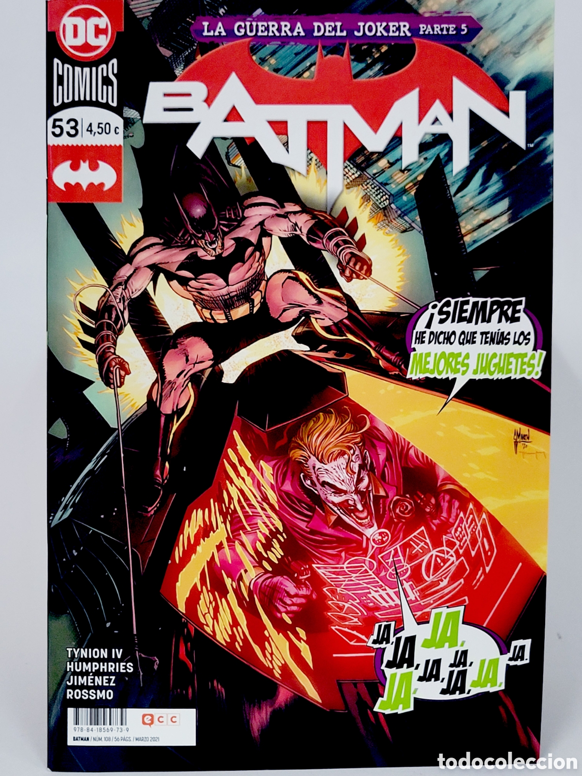 C&oacute;mics: C&Oacute;MIC DE KIOSCO BATMAN 53 LA GUERRA DEL JOKER DC 108 ECC GRAPA - Foto 1