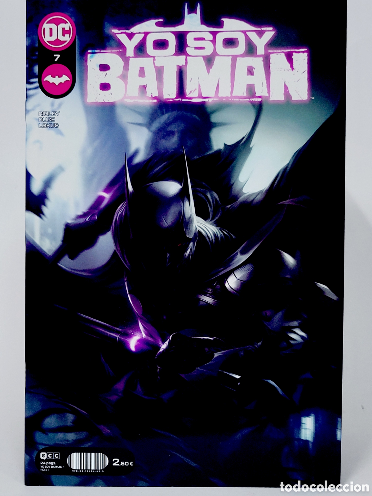 C&oacute;mics: C&Oacute;MIC DE KIOSCO YO SOY BATMAN 7 DC ECC GRAPA - Foto 1