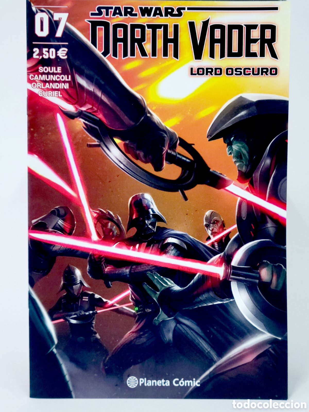 C&oacute;mics: C&Oacute;MIC DE KIOSCO STAR WARS DARTH VADER LORD OSCURO 7 PLANETA C&Oacute;MIC GRAPA - Foto 1