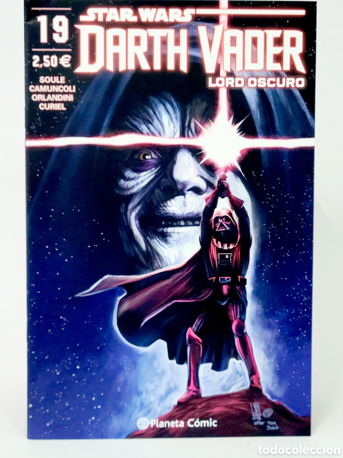 C&oacute;mics: C&Oacute;MIC DE KIOSCO STAR WARS DARTH VADER LORD OSCURO 19 PLANETA C&Oacute;MIC GRAPA - Foto 1