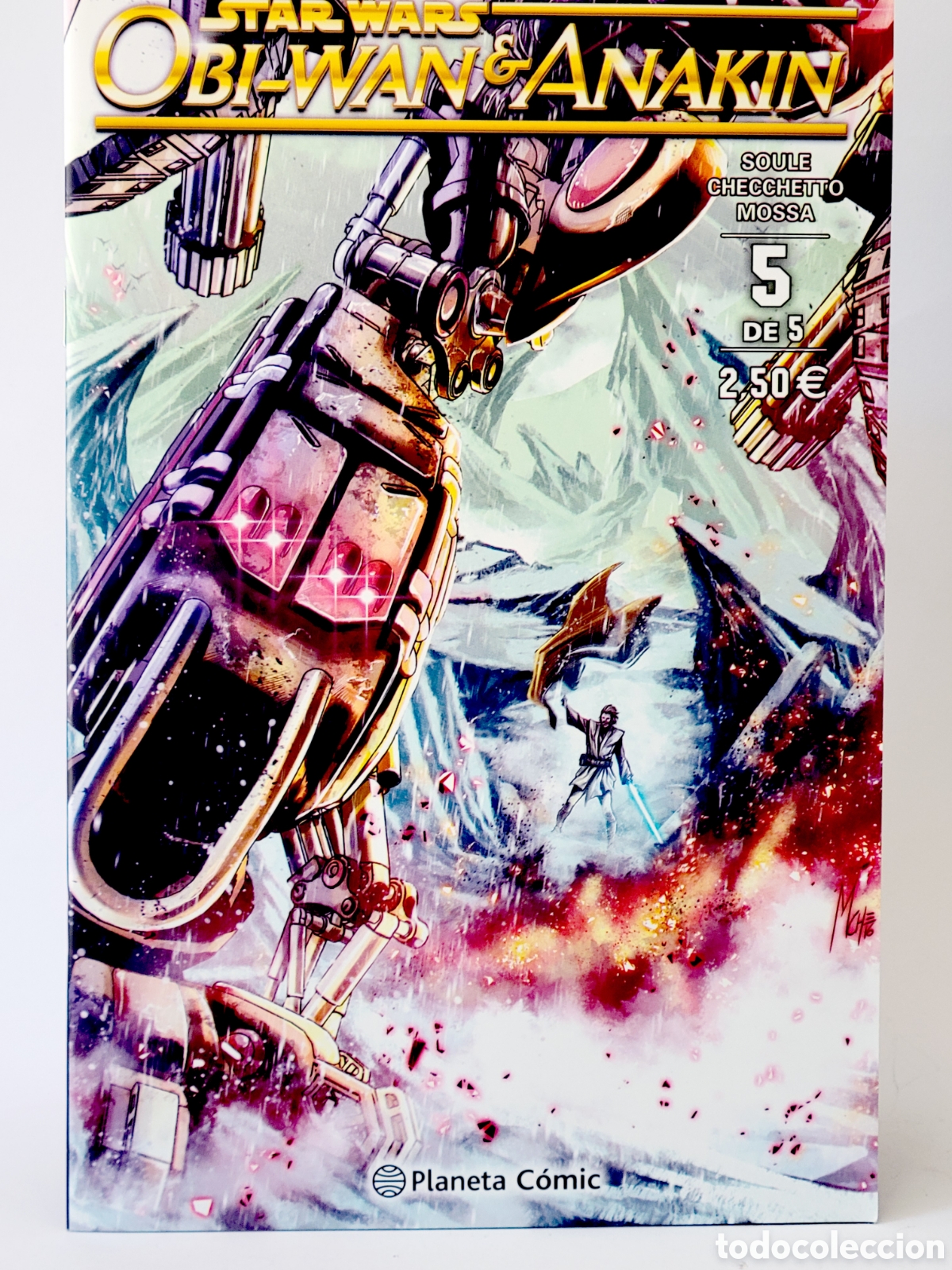 C&oacute;mics: C&Oacute;MIC DE KIOSCO STAR WARS 5 OBI-WAN ANAKIN PLANETA C&Oacute;MIC GRAPA - Foto 1