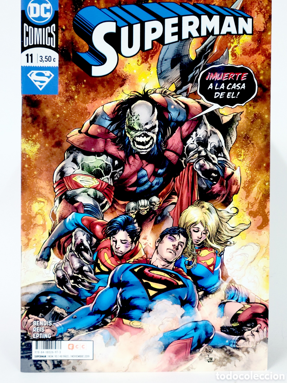 C&oacute;mics: DE KIOSCO SUPERMAN 11 DC COMICS 90 ECC GRAPA - Foto 1