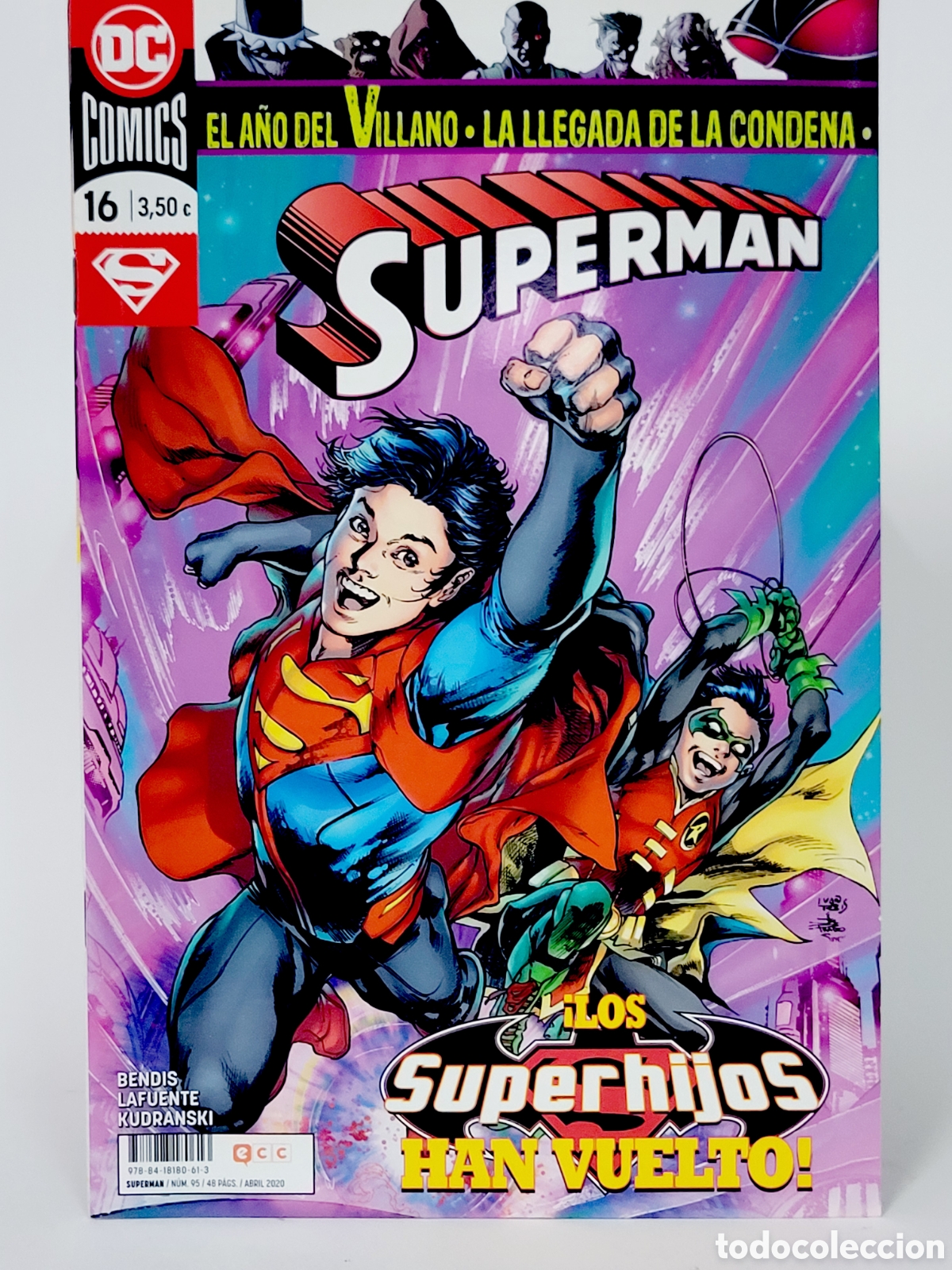 C&oacute;mics: DE KIOSCO SUPERMAN 16 LOS SUPER HIJOS DC COMICS 95 ECC GRAPA - Foto 1