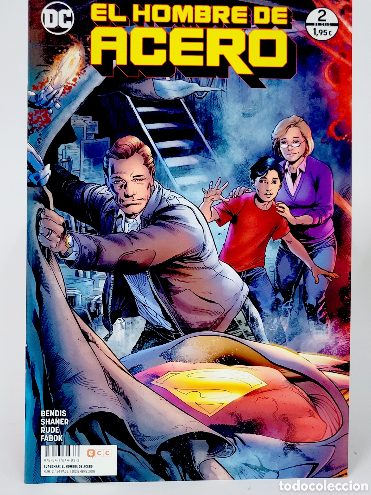 C&oacute;mics: DE KIOSCO EL HOMBRE DE ACERO 2 DC COMICS ECC GRAPA - Foto 1