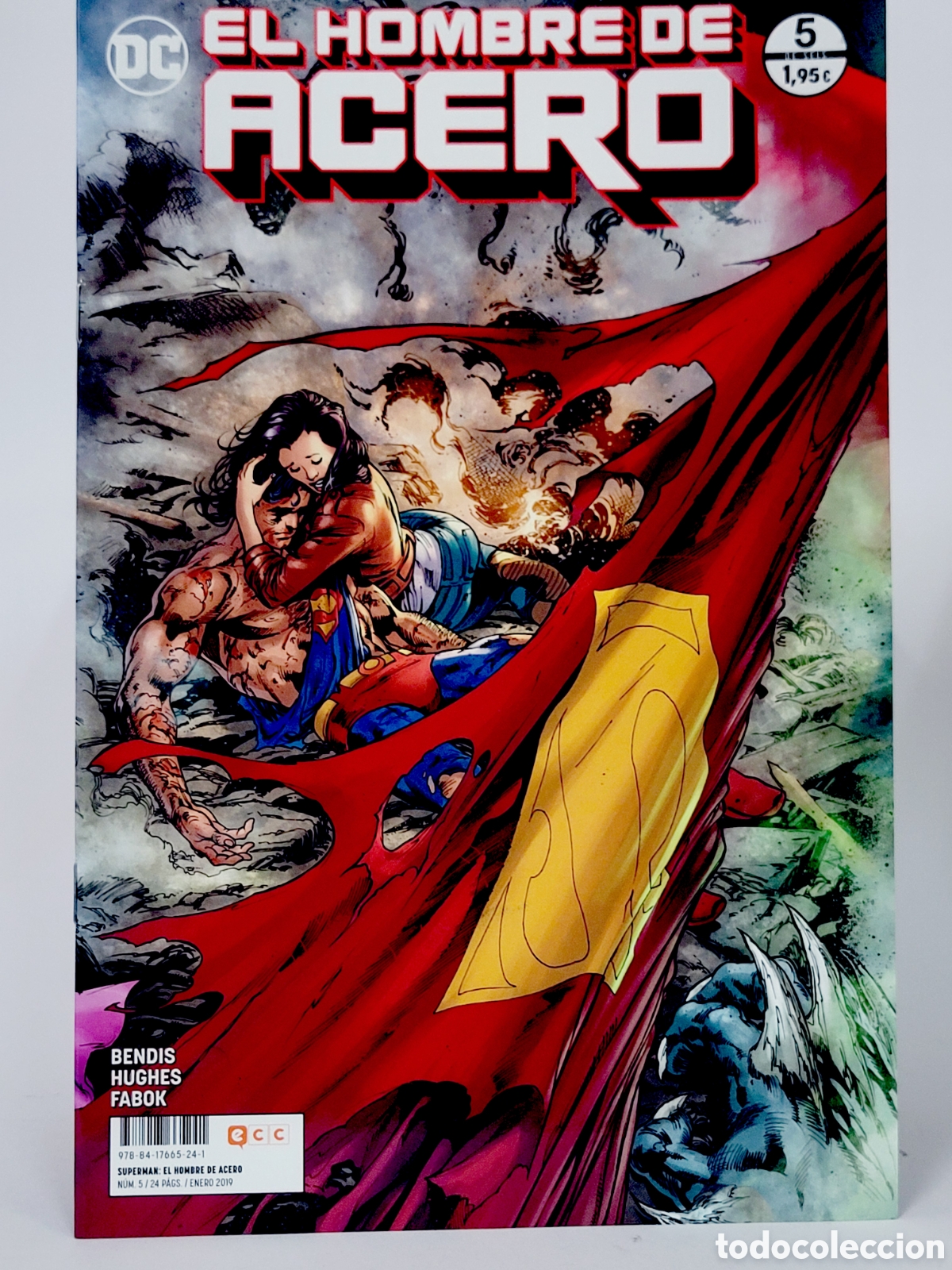 C&oacute;mics: DE KIOSCO EL HOMBRE DE ACERO 5 DC COMICS ECC GRAPA - Foto 1