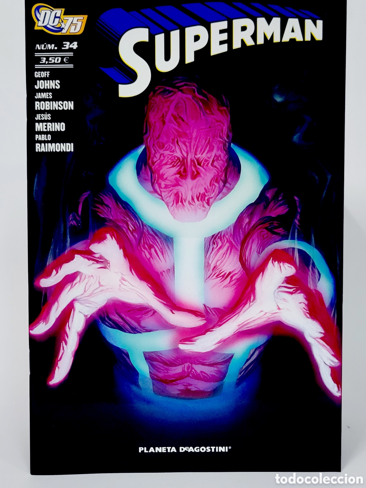 C&oacute;mics: DE KIOSCO SUPERMAN 34 DC 75 VOL.2 MARZO 2010 PLANETA DEAGOSTINI VOLUMEN GRAPA