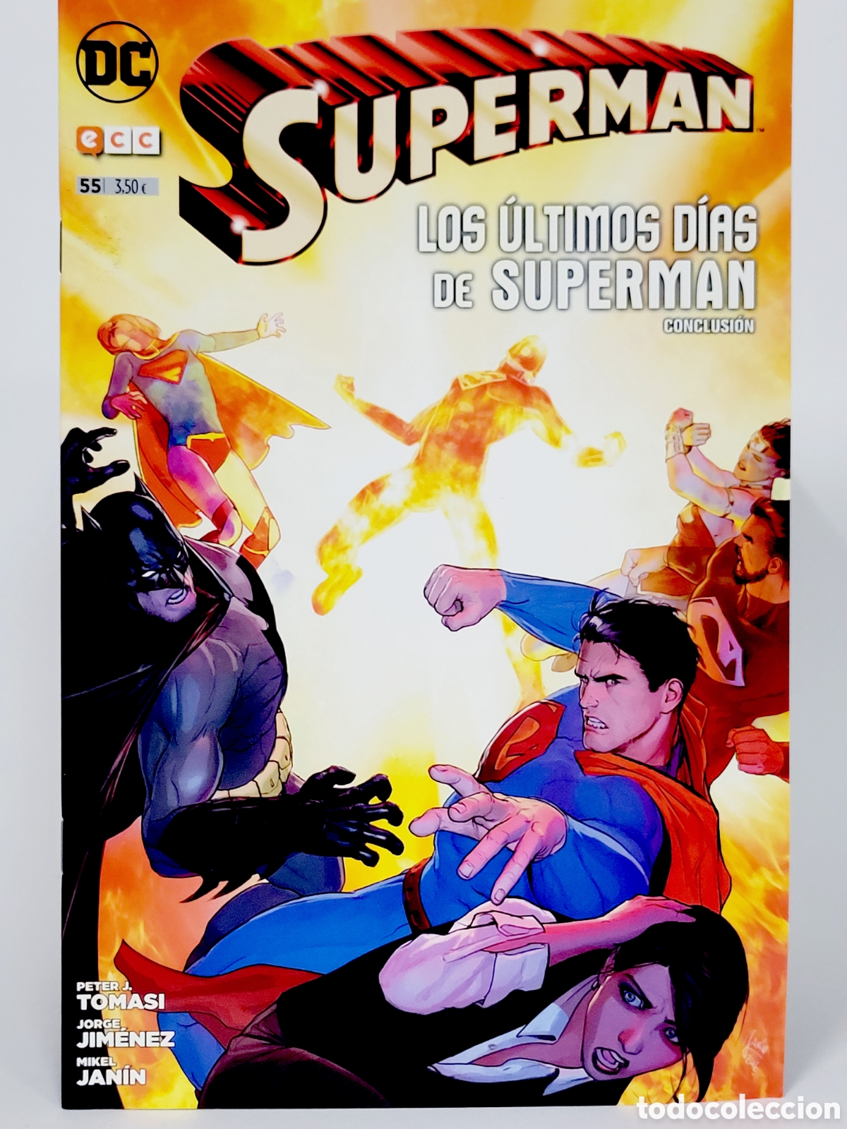 Comics: DE KIOSCO SUPERMAN 55 LOS &Uacute;LTIMOS D&Iacute;AS DE SUPERMAN CONCLUSI&Oacute;N DC COMICS ECC GRAPA