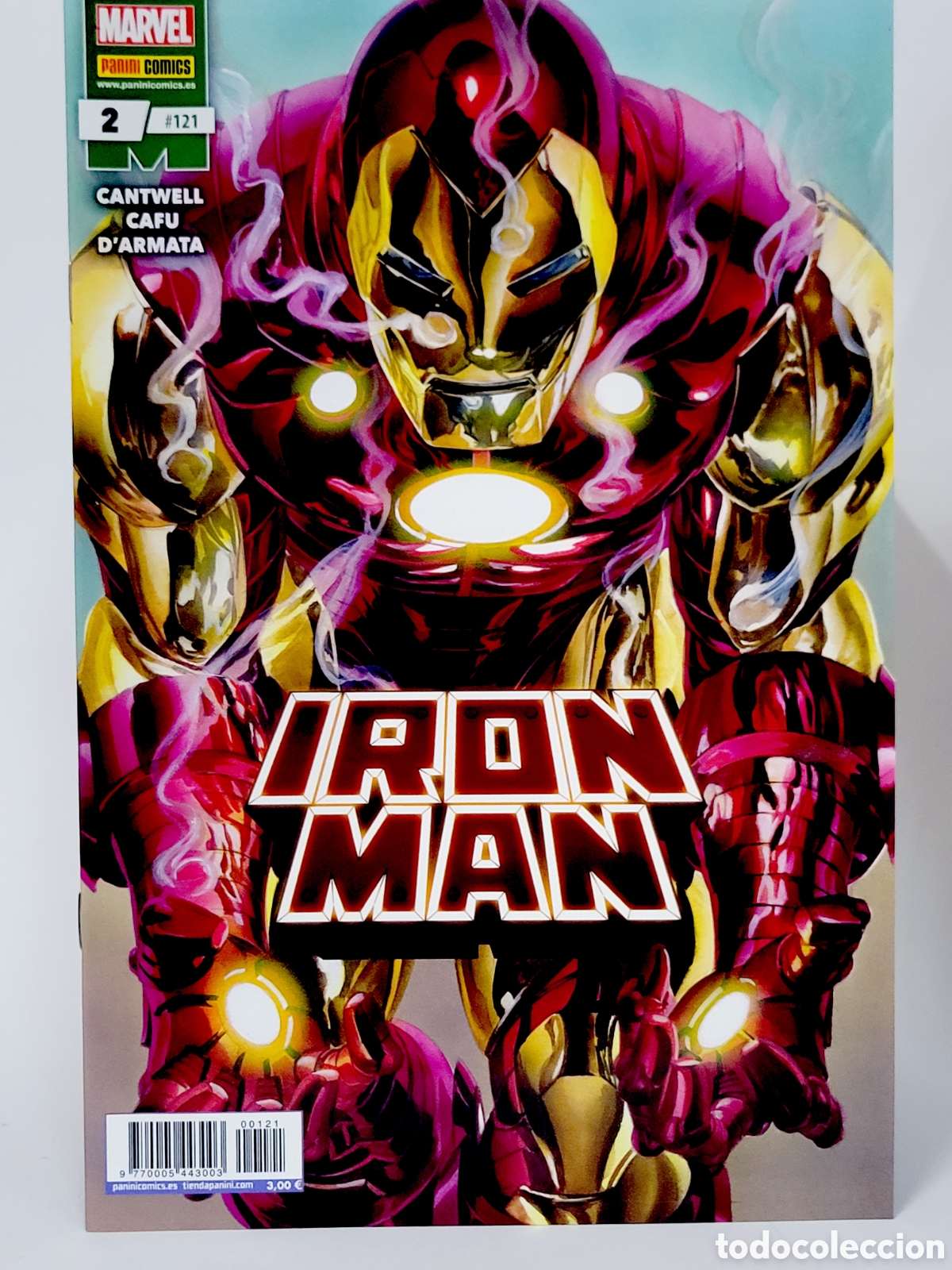C&oacute;mics: C&Oacute;MIC DE KIOSCO IRON MAN 2 MARVEL 121 VOL.2 VOLUMEN PANINI GRAPA - Foto 1