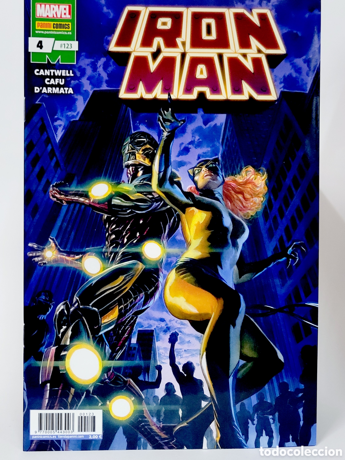 C&oacute;mics: C&Oacute;MIC DE KIOSCO IRON MAN 4 MARVEL 123 VOL.2 VOLUMEN PANINI GRAPA - Foto 1
