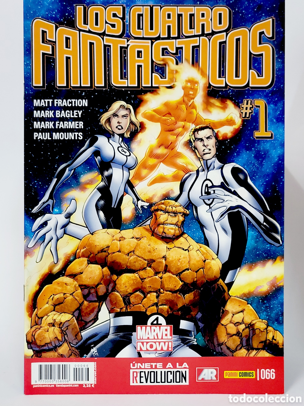 C&oacute;mics: C&Oacute;MIC DE KIOSCO LOS CUATRO 4 FANT&Aacute;STICOS 66 MARVEL PANINI GRAPA - Foto 1