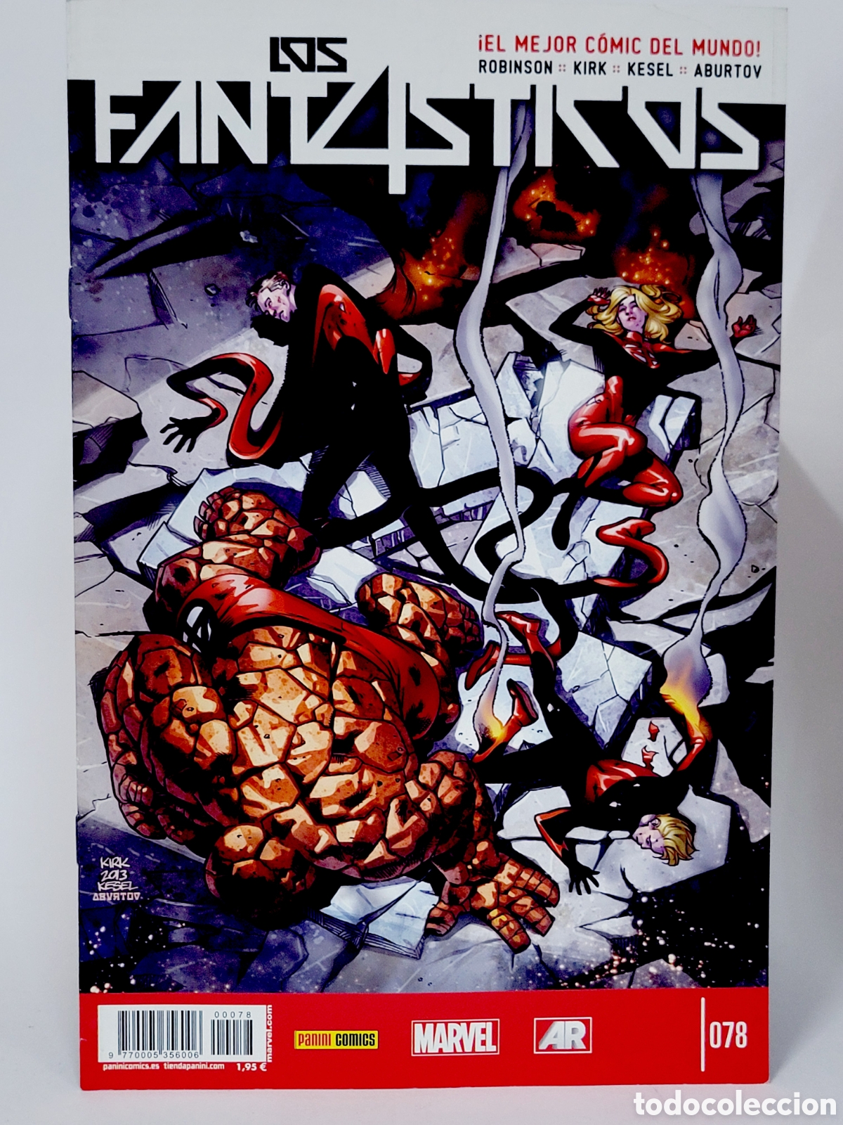 C&oacute;mics: C&Oacute;MIC DE KIOSCO LOS 4 FANT&Aacute;STICOS 78 MARVEL PANINI GRAPA - Foto 1