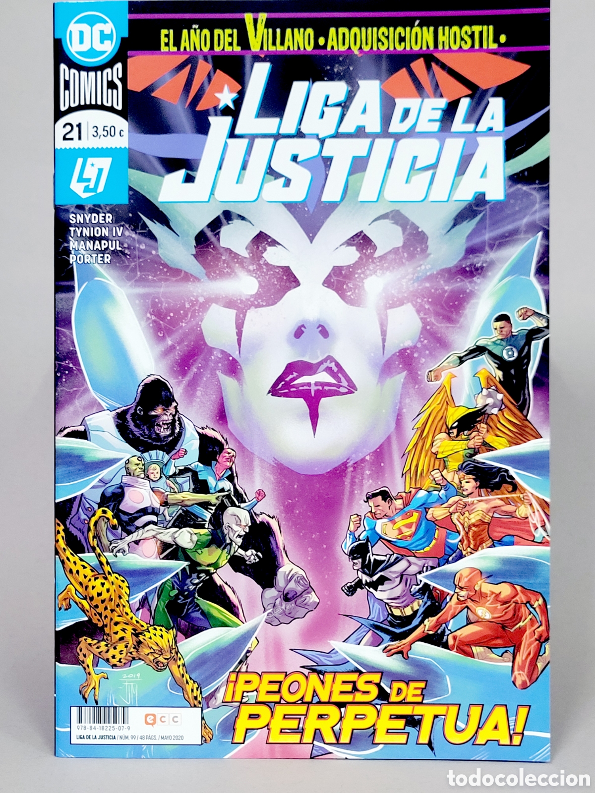 Comics: C&Oacute;MIC DE KIOSCO EL A&Ntilde;O DEL VILLANO LIGA DE LA JUSTICIA 21 DC 99 ECC EDICIONES GRAPA 2020